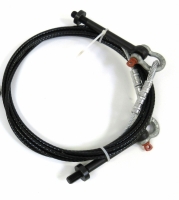 Triangle Super Strut Cable w/Eyebolts, Shackles & Pinch Collars