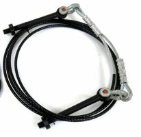 Triangle Giant Strut Cable w/Eyebolts, Shackles & Pinch Collars