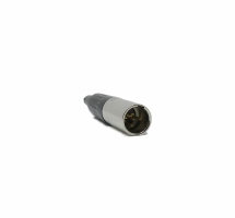 CONNECTOR, MINI XLR, 4 PIN, MALE, SMALL OPENING